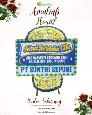 Papan Bunga Duka di Susunan Baru